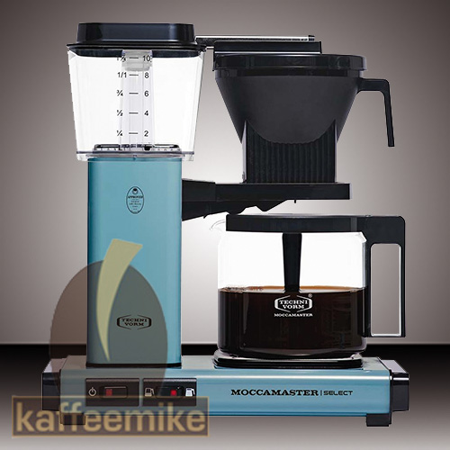 Reiniger & 741 Pastel Moccamaster Select blau KBG Filterkaffeemaschine, Espressogeräte